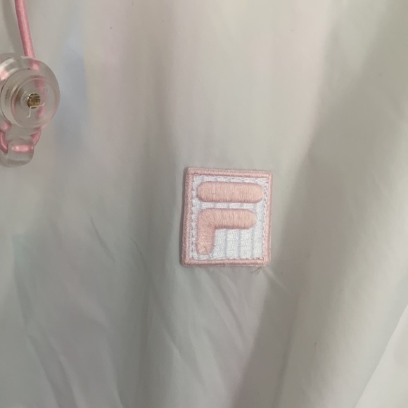 Fila Liliana Wind Jacket  White/Pink/Green - Picture 8 of 14